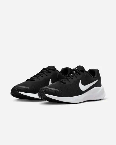 Nike Revolution 7 Black White Running Shoes for Men EKINSPORT