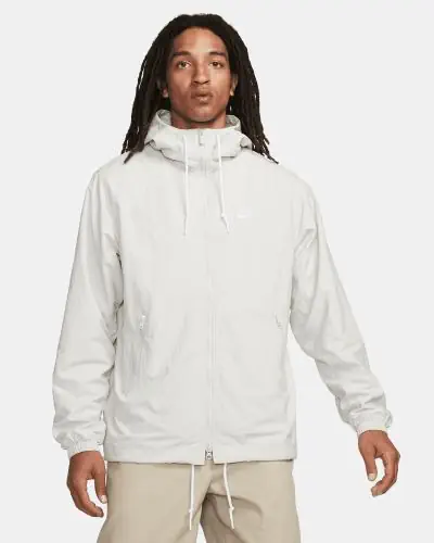 Grey mens nike jacket top