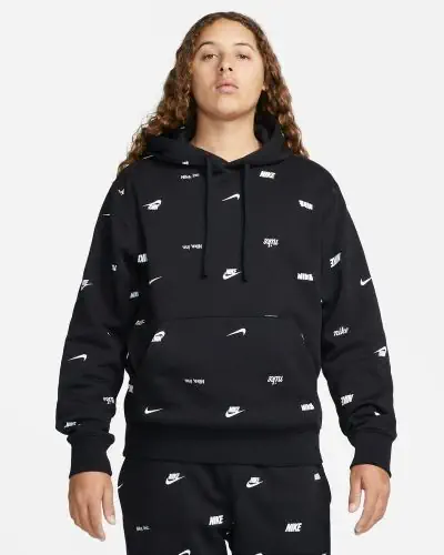 Sweat a capuche Nike Club Fleece Allover Print pour Homme FB7434 EKINSPORT