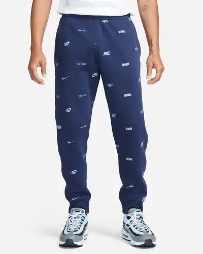Jogging nike swoosh bleu cheap