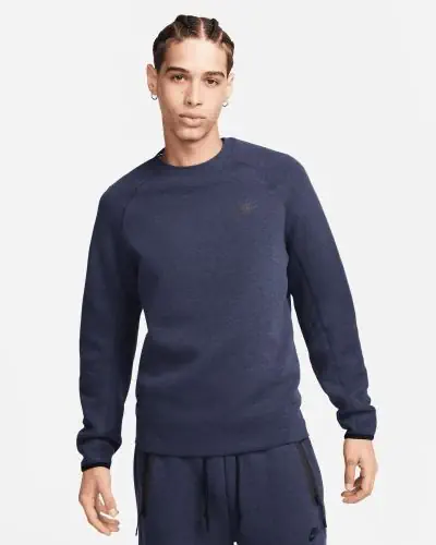 Nike tech fleece crew neck discount