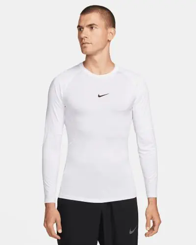 Nike Pro Men s White Training Top EKINSPORT