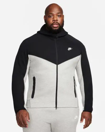 Veste nike tech fleece homme gris new arrivals