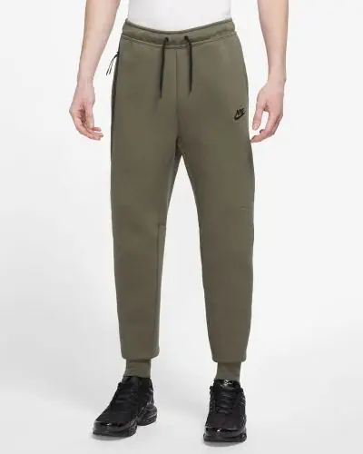 Bas de jogging Nike Tech Fleece Slim Fit Vert Kaki pour Homme EKINSPORT