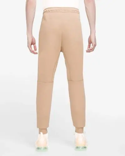 Men s Nike Tech Fleece Slim Fit Beige Cream Jogging Socks EKINSPORT