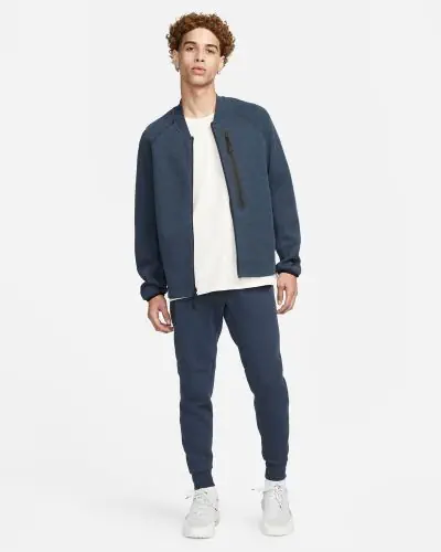 Bas de jogging Nike Tech Fleece Slim Fit Bleu Marine pour Homme EKINSPORT