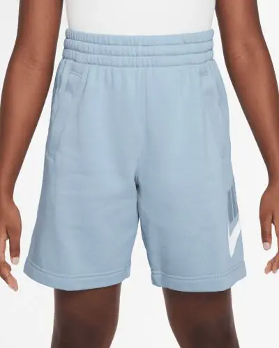 Short Nike Sportswear Club Fleece Bleu Ciel pour Enfant EKINSPORT