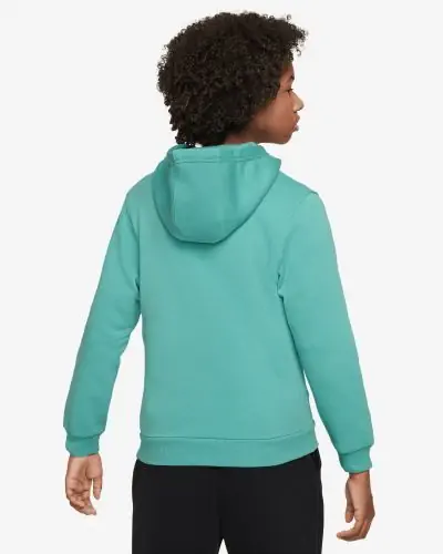 Felpa con cappuccio Nike Sportswear Club da bambino verde EKINSPORT