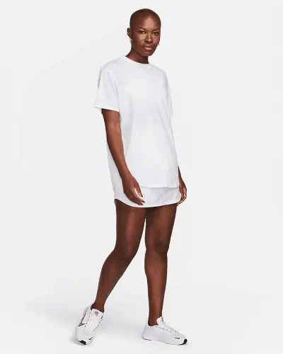 Nike t shirt dress dames 2025