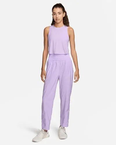 Women s Nike One Violet crop top EKINSPORT