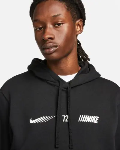 Sweat a capuche Nike Sportswear Standard Issue Noir pour Homme FN4895 010 EKINSPORT
