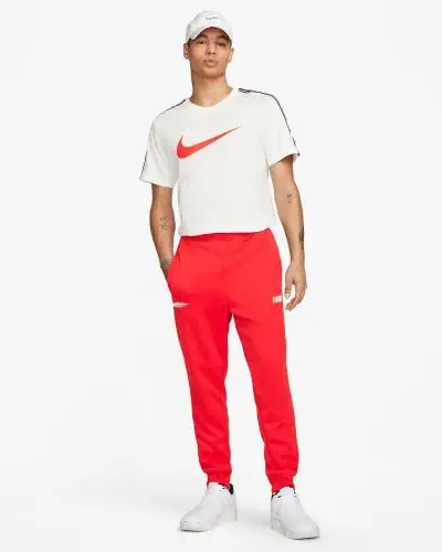 Pantalon Nike Sportswear Standard Issue Rouge pour Homme FN4904 657 EKINSPORT