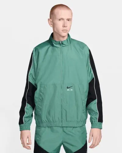 Men s Nike Sportswear SW Air WV Jacket Green Black EKINSPORT