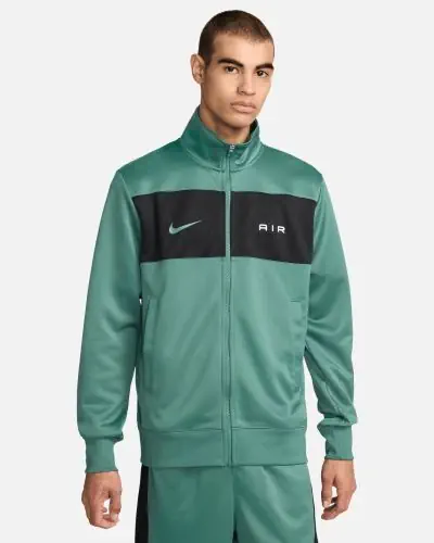 Men s Nike Sportswear Air Green Black Track Jacket EKINSPORT