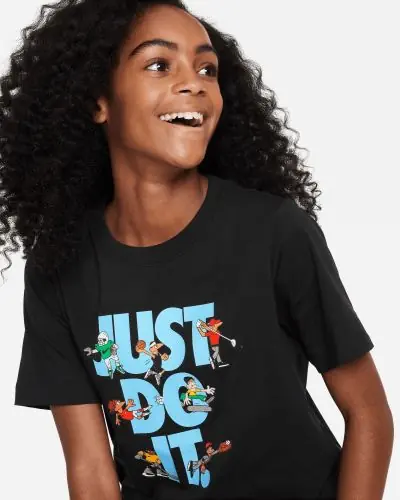 Nike JDI Children s T shirt Black EKINSPORT