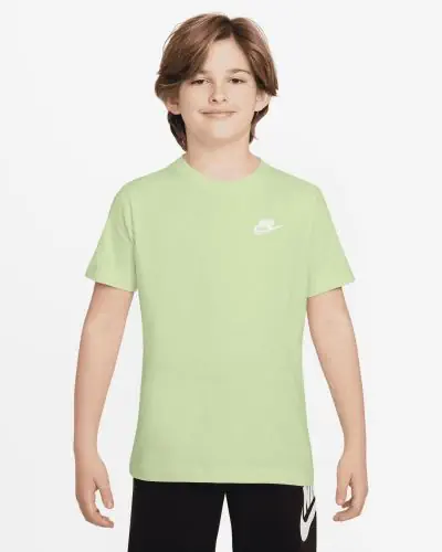 Nike Sportswear Children s Fluorescent Green T Shirt EKINSPORT