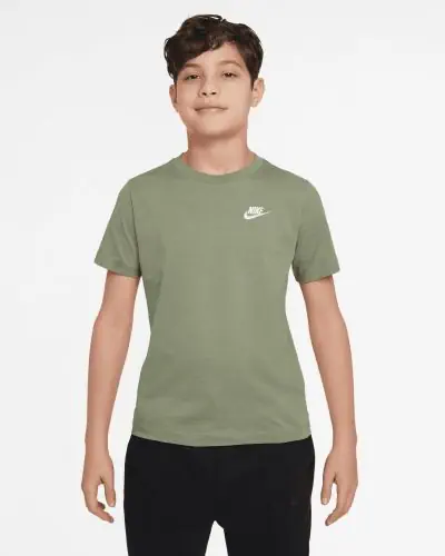 Nike Sportswear Children s Khaki Green T Shirt EKINSPORT