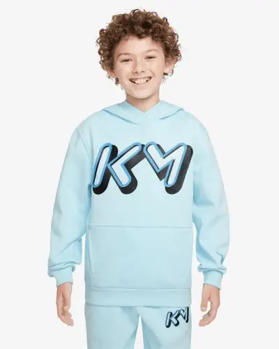 Nike KM Children s Sky Blue Hoodie EKINSPORT