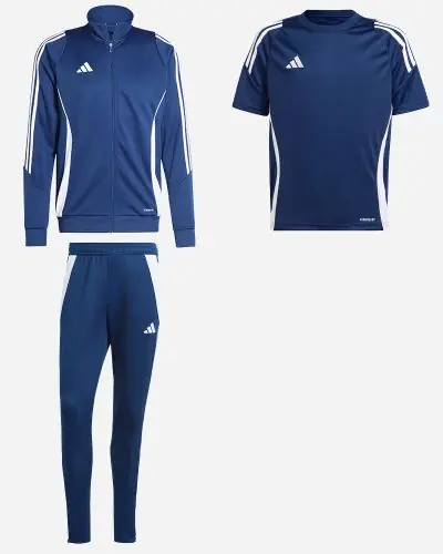Ensemble adidas bleu homme top