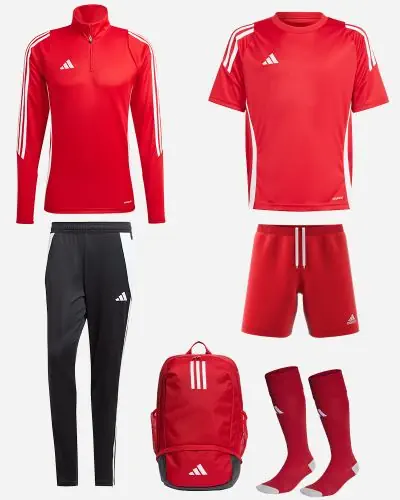 Ensemble adidas Tiro 24 pour Homme. Survetement Maillot Short Chaussettes Sac a dos 6 pieces EKINSPORT