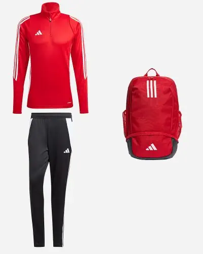 Ensemble adidas rouge homme clearance