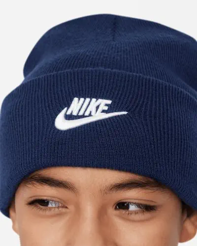 Nike Peak Beanie for Children Navy Blue EKINSPORT
