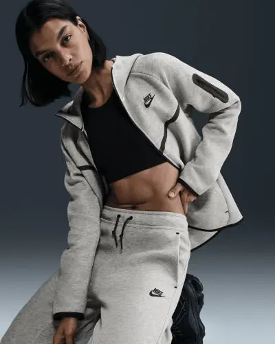 Bas de jogging Nike Sportswear Tech Fleece Gris pour Femme EKINSPORT