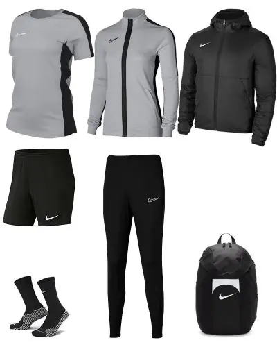 Pack Nike Academy 23 pour Femme. Survetement Maillot Short Chaussettes Parka Sac EKINSPORT