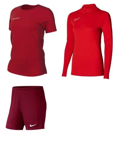 Pack Nike Academy 23 Mujer. Camiseta Shorts Track Top EKINSPORT