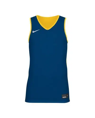 Maillot de Basket reversible Nike Team pour Enfant NT0204 719 Jaune Bleu EKINSPORT