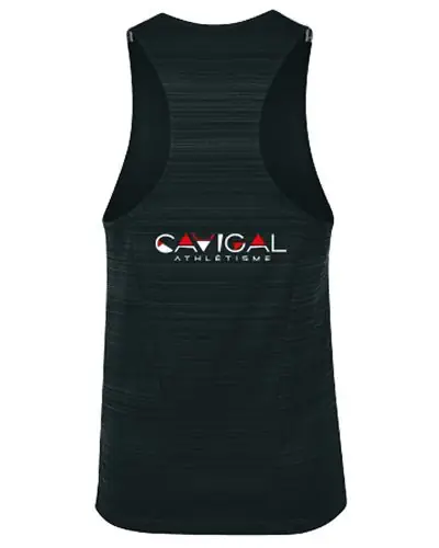 Debardeur de running Nike Noir pour Femme Cavigal Nice Athletisme EKINSPORT