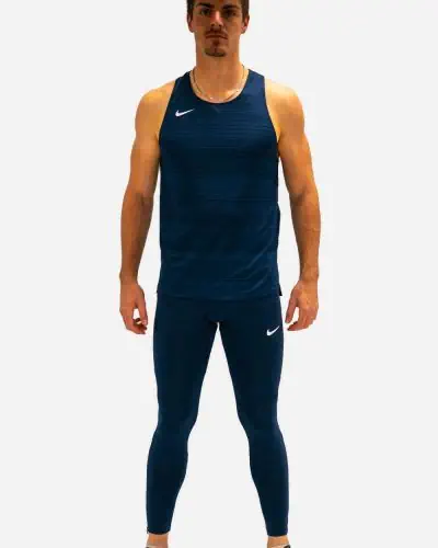 Collant de running Nike Stock pour Homme NT0313 451 Bleu Marine EKINSPORT