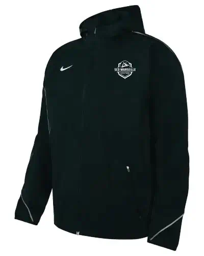Nike Heren Woven Regenjas NT0319 010 Zwart EKINSPORT