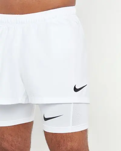 Short de rugby Nike Team pour Homme NT0526 100 Blanc EKINSPORT