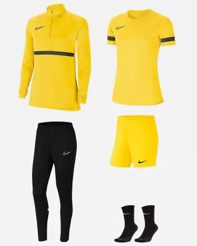 Pack Nike Academy 21 pour Femme. Survetement Maillot Short Chaussettes EKINSPORT