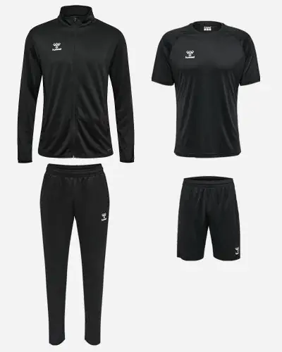Hummel Essential Pack 4 pieces Jersey Shorts Track Jacket Track Pants EKINSPORT