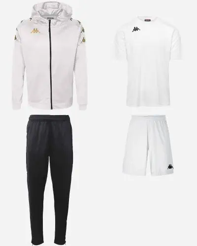 Pakket Kappa Grevolo 4 stuks Trainingsjas Trainingsbroek Trui Korte broek EKINSPORT