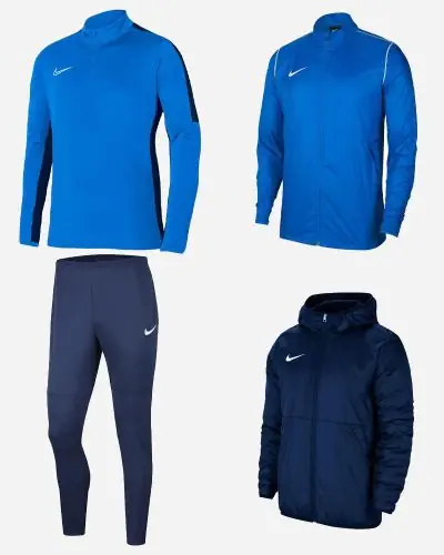 Product set Nike Academy 23 for Child. Training top 1 4 Zip Tracksuit pants Rain jacket Lined jacket 4 items EKINSPORT