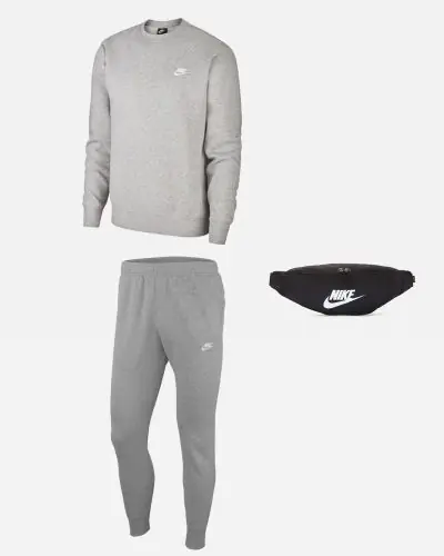 Kit Nike Sportswear for Men. Sweatshirt Trouser Banana EKINSPORT