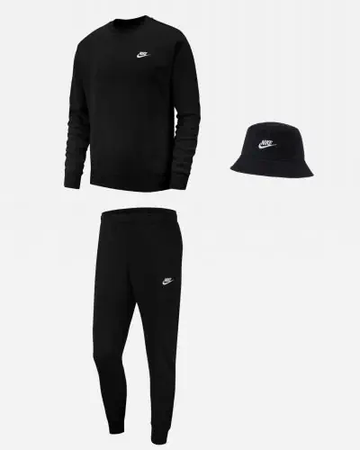 Pack Nike Sportswear pour Homme. Sweat shirt Bas de jogging Bob EKINSPORT