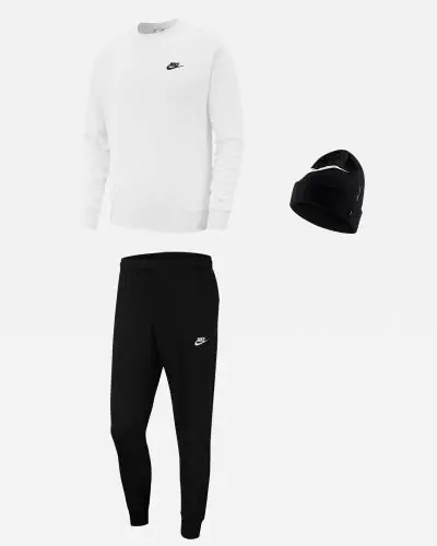 Pack Nike Sportswear pour Homme. Sweat shirt Bas de jogging Bonnet EKINSPORT
