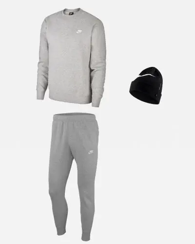 Pack Nike Sportswear pour Homme. Sweat shirt Bas de jogging Bonnet EKINSPORT