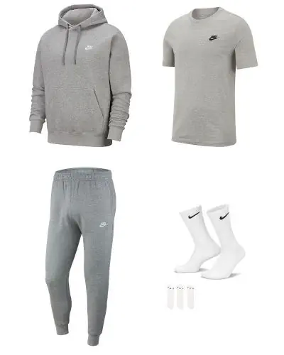 Pack Nike Sportswear pour Homme. Sweat shirt Bas de jogging Tee shirt Chaussettes EKINSPORT