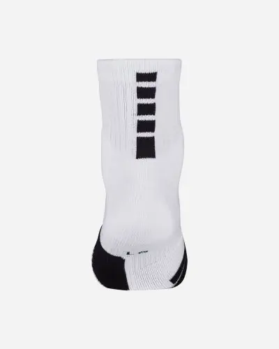 Nike Elite Mid White Men s Basketball Socks EKINSPORT