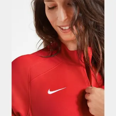 Women's 1/4 Zip Training Top Red | EKINSPORT