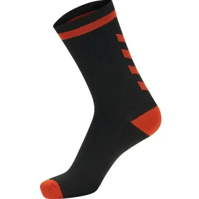 Socks Hummel Elite Indoor Black & Red for unisex