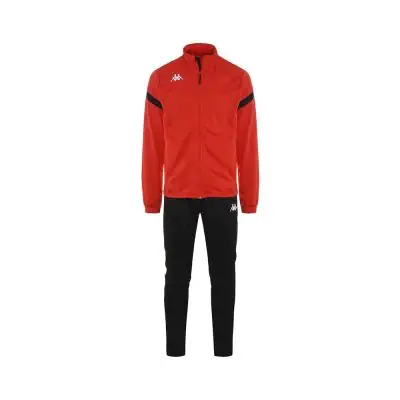 Tuta Kappa Dalcito Rosso e Nero 321E1IW A04 uomo EKINSPORT
