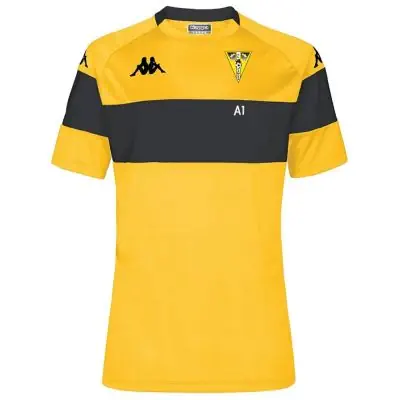 Maillot De Foot Kappa Cumbres – Noir/or – Taille M Homme – Jersey Occasion