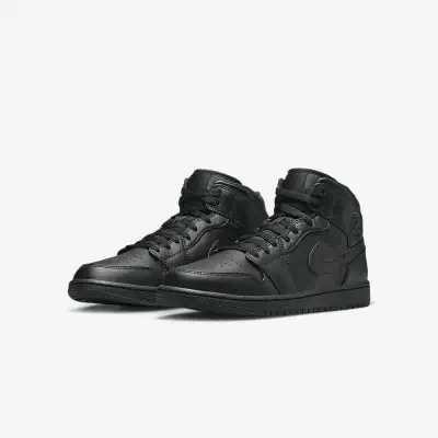 Chaussures Nike Jordan 1 Mid Noir pour Homme 554724 093 EKINSPORT