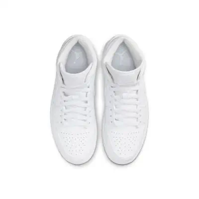 Scarpe Nike Air Jordan 1 Mid Bianco per uomo
